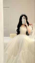 Elegant Off Shoulder Prom Dress, Princess Evening Dress       fg7213