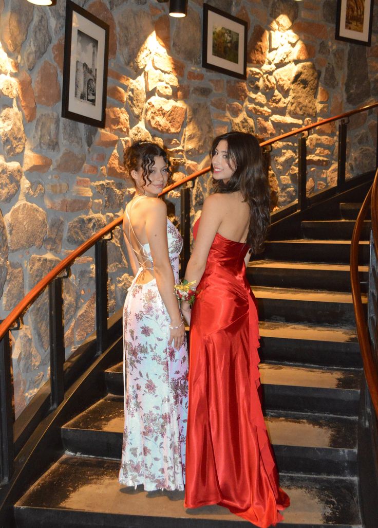 V Neck Red Prom Dress Formal Graduation Party Dress fg8434