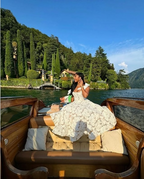 A Line White Prom Dress, Evening Party Dress For Women    fg7445