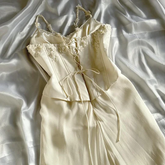 Sexy Sheath Straps Chiffon Ivory Long Prom Dresses      fg5363