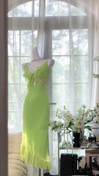Green Mermaid Dress Vintage Party Dress Evening Dress Prom Dresses     cg25708