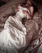 Modest Sheath Strapless Chiffon Sleeveless Ivory Long Prom Dress Evening Dresses      fg6798