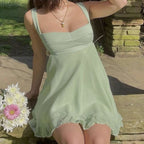 Green Birthday Dress Homecoming Dress Short Party Dress    fg7743