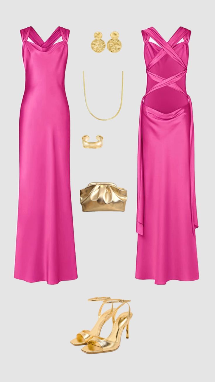 Hot Pink Long Prom Dress New Arrive Party Dress Evening Dress   fg7973