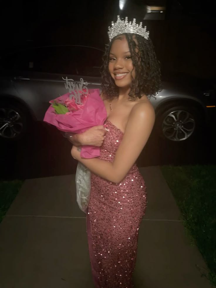 Rose Pink Sequin Long Birthday Dress Prom Dress New Arrive Party Dress Evening Dress   fg7982