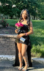 Black Sequin Homecoming Dress Short Evening Dress Cocktail Dresses Short Party Dress   fg7918