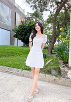 A Line White Homecoming Dress Short Evening Dress Cocktail Dresses Short Party Dress   fg7915
