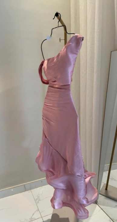 Pink Prom Dresses Evening Party Dress    fg7351