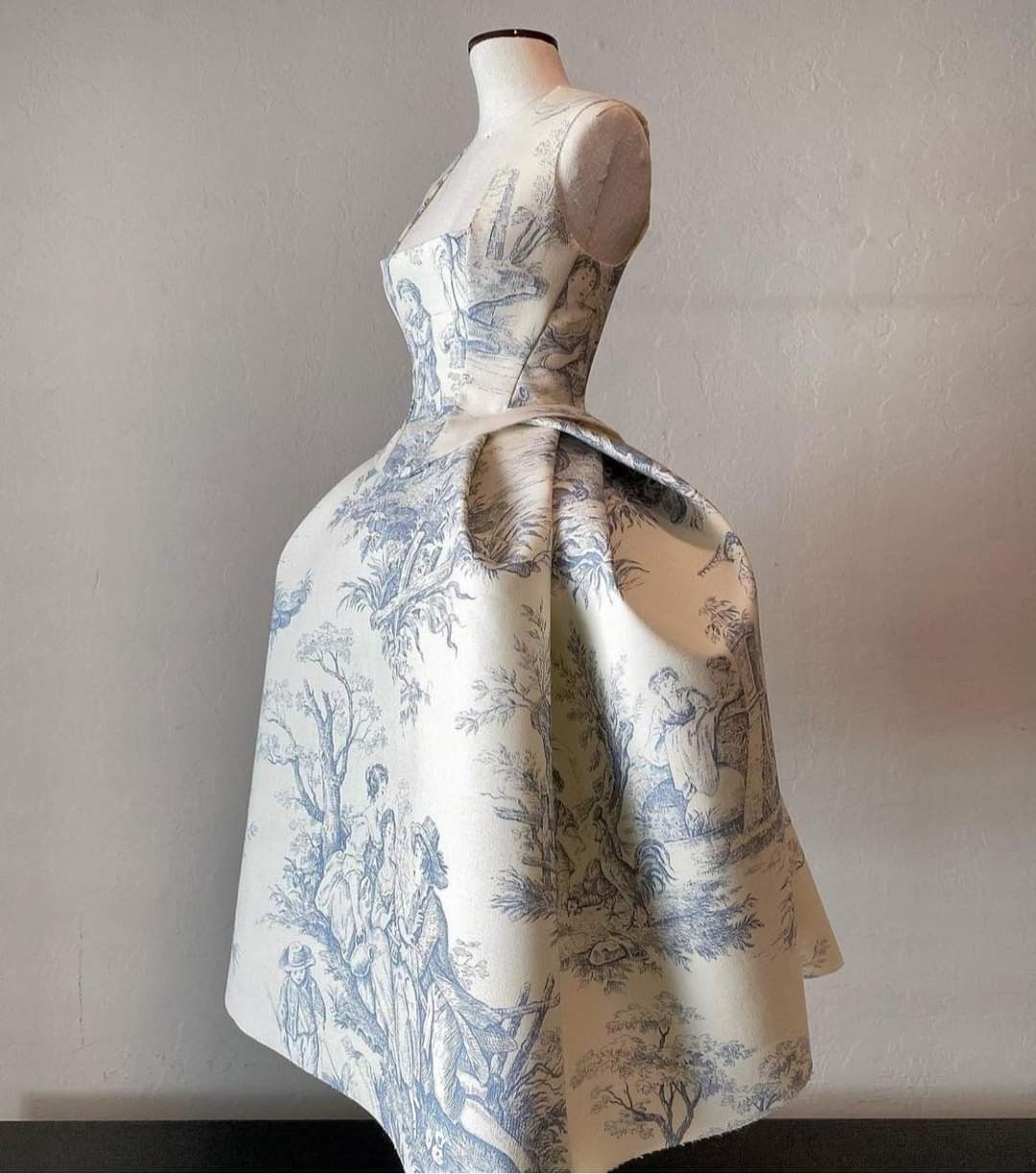 uschichubs-Blue floral satin halter midi homecoming dress birthday party dress prom dress gh5395