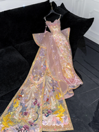 Gorgeous Sparkling Beaded Sequin Exquisite Embroidery Mermaid Design  Evening Dress Prom Dresses Outfit TP4161