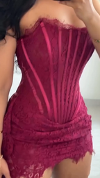 Sexy Burgundy Strapless Lace Sheath Short Cocktail Dress Hoco Dresses