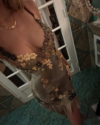 Unique Mermaid Spaghetti Straps Satin Chiffon Applique Short Prom Dress,Homecoming Dress,Birthday Dress GG3524