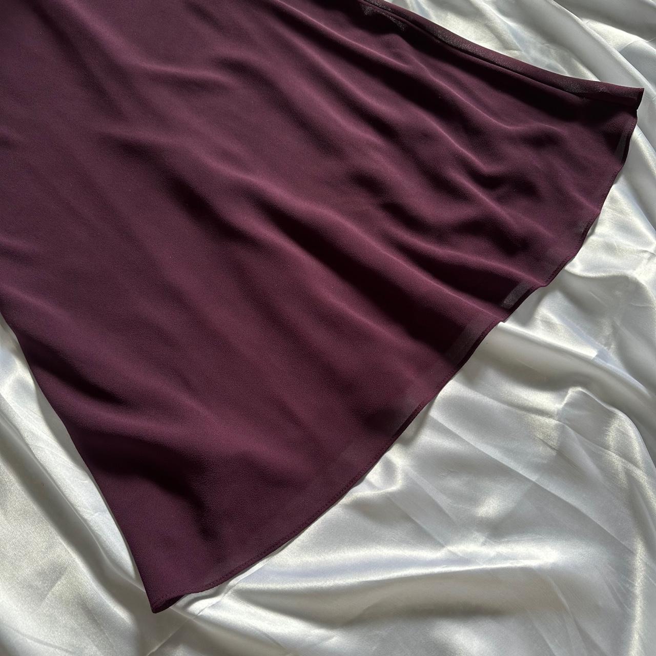 ___ Deep Plum Purple Beautiful Beautiful Vintage Gorgeous Fashion Elegant Delicate Floral Beaded Long beaded Chiffon Flowing Ball Gown Evening Gown Birthday Wedding Guest Party Dress Prom Gown Mother of the Bride Gown gh4015