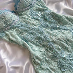 _____owder Blue Sparkling Charming Retro Princess Stunning Unique Fashionable Beautiful Elegant Delicate Lace Short Lace Sequin Homecoming Dress Prom Dress Evening Dress Birthday Party Dress Prom Dress gh3916