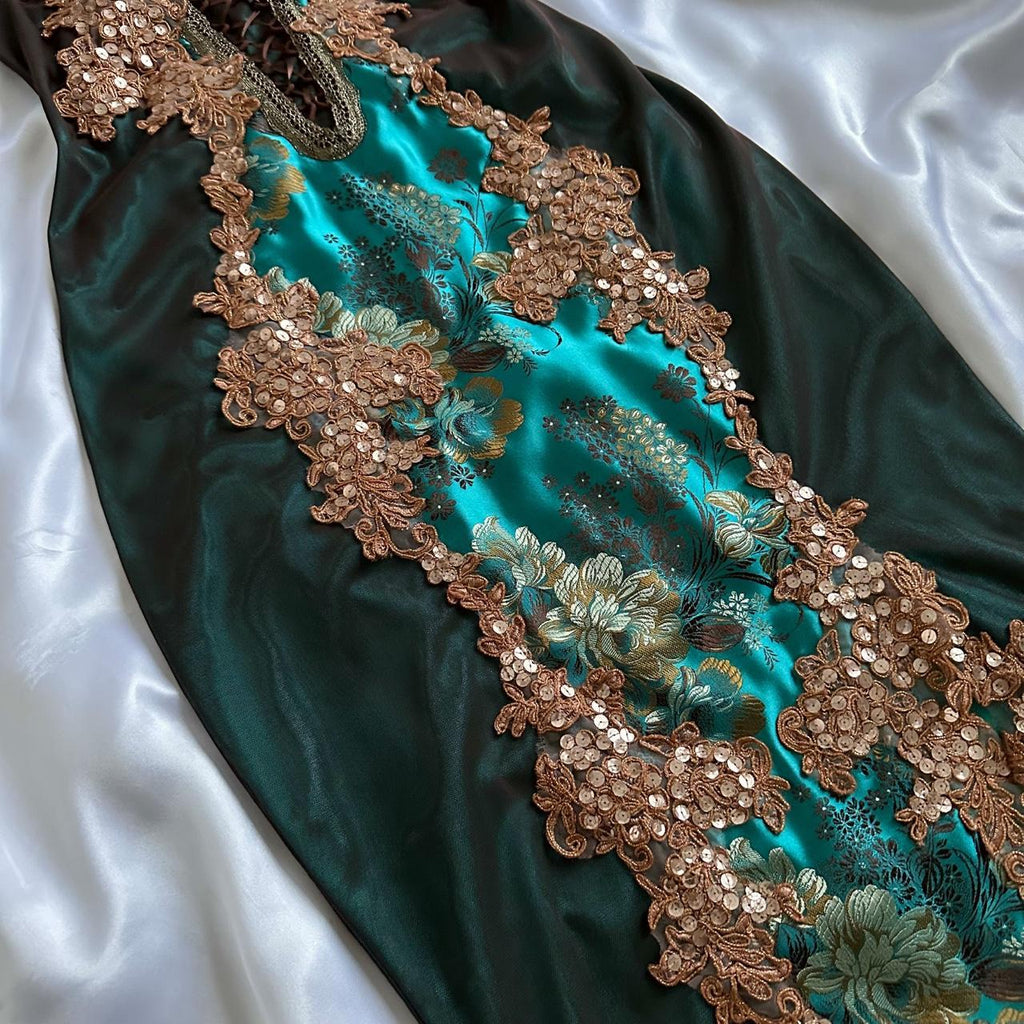uschichubs-Turquoise Green Shiny Fashion Short/Mid-Length Chiffon Sequin Homecoming Dress Birthday Party Dress gh5008