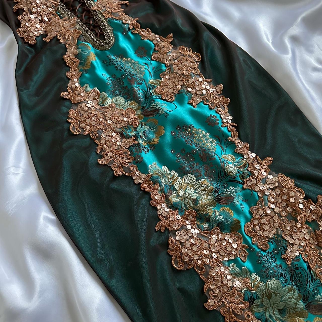 uschichubs-Turquoise Green Shiny Fashion Short/Mid-Length Chiffon Sequin Homecoming Dress Birthday Party Dress gh5008