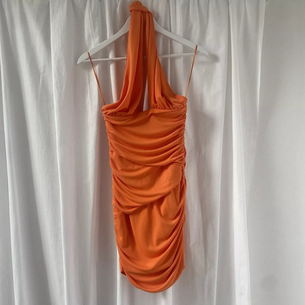 Fancy Short Orange Dress Outfit Casual Hoco Dresses