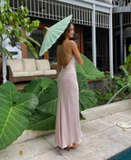 Fitted Backless Prom Dress Long Evening Gown Woman Elegant