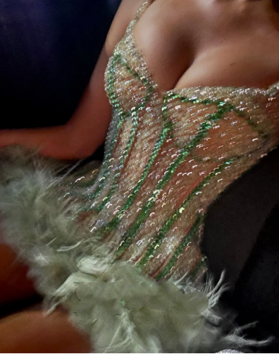 __irlhomeshops-Green shiny gorgeous fashion short tulle homecoming dress birthday party dress gh4994