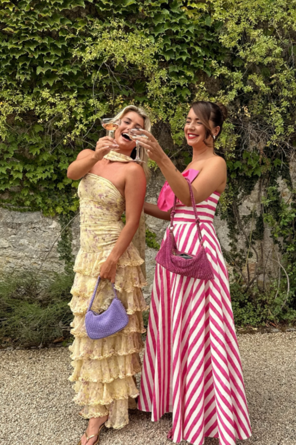 (Dress fabrics are out of stock, only other floral fabrics can be made)uschichubs-Yellow floral long chiffon party dress wedding guest dress gh5202