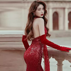 Sexy Mermaid Party Dresses Sequin Halter Red Prom Dresses P949