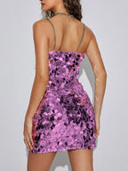 Sequins short homecoming dresses, bodycon cocktail dresses,short party dresses