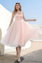 Sky Blue Tulle Cocktail Dress Tulle Homecoming Dresses
