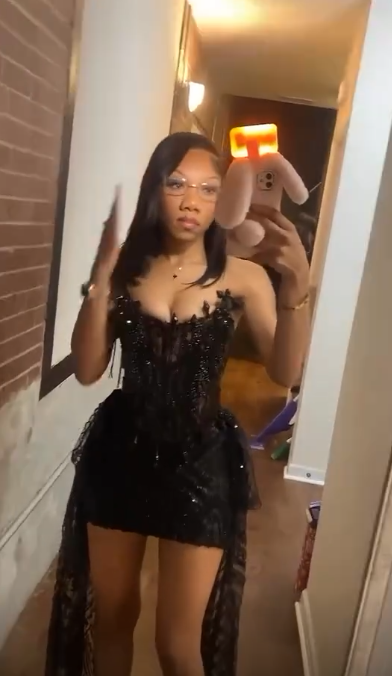 Black Sexy Tulle Sequins Cocktail Dress Short Homecoming Dress Birthday Outfits S375