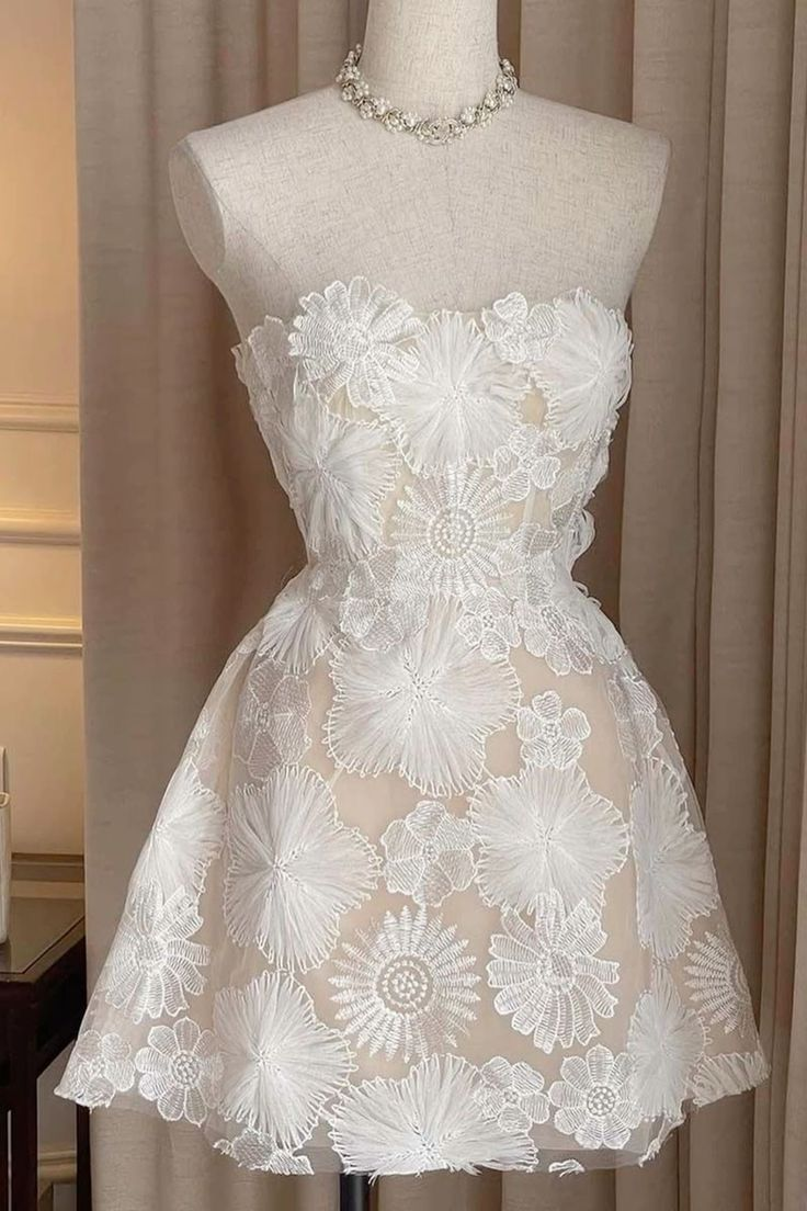 Lace Short Prom Dress Homecoming Dress 18th Birthday Outfit fg8209