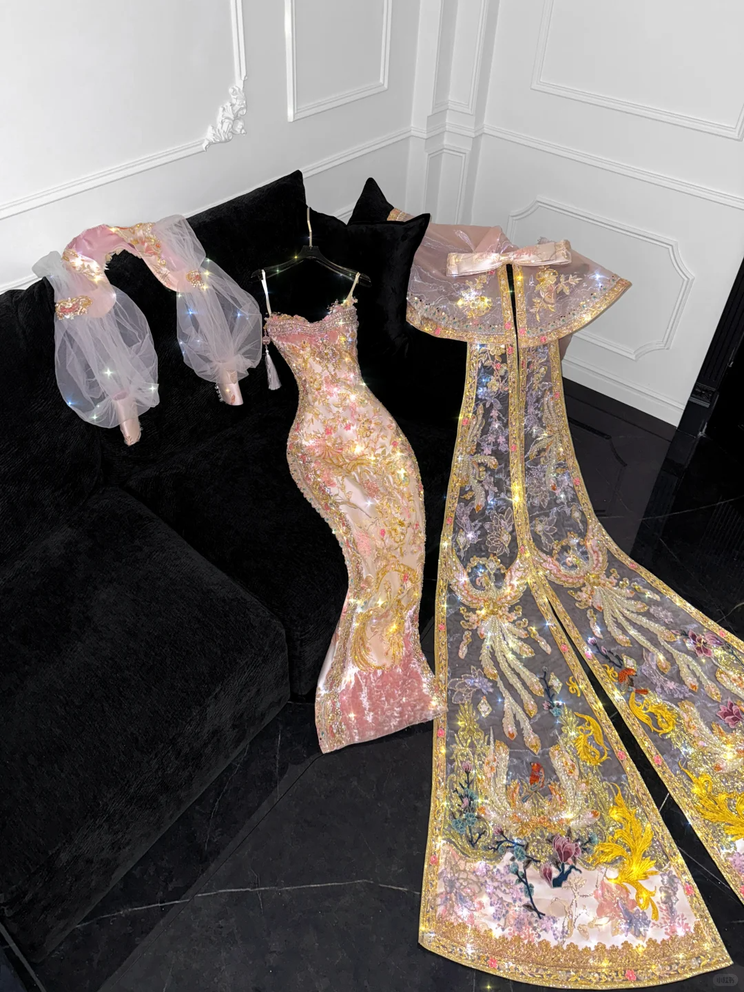 Gorgeous Sparkling Beaded Sequin Exquisite Embroidery Mermaid Design  Evening Dress Prom Dresses Outfit TP4161