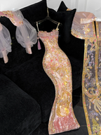 Gorgeous Sparkling Beaded Sequin Exquisite Embroidery Mermaid Design  Evening Dress Prom Dresses Outfit TP4161