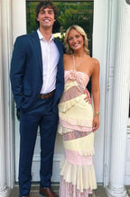 Pink backless tight lace three-dimensional rose flower long prom dress formal evening dress party dress gh3012