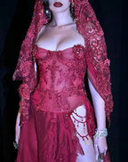 Burgudny Off Shoulder Long Dress Evening Party Dress       fg7404