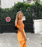 Gold Formal Dress Long Classy Prom Dresses Open Back Mermaid
